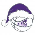 Sacramento Kings Basketball Christmas hat logo decal sticker