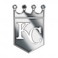 Kansas City Royals Silver Logo Sticker Heat Transfer