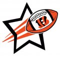 Cincinnati Bengals Football Goal Star logo decal sticker