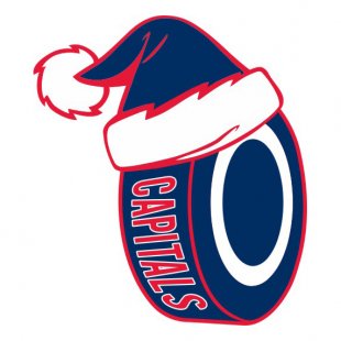 Washington Capitals Hockey ball Christmas hat logo Sticker Heat Transfer