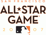 MLB All-Star Game 2007 Wordmark Logo decal sticker