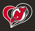 New Jersey Devils Heart Logo decal sticker