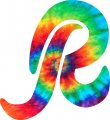 Washington Redskins rainbow spiral tie-dye logo Sticker Heat Transfer