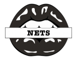 Brooklyn Nets Lips Logo Lips Logo decal sticker