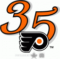 Philadelphia Flyers 2001 02 Anniversary Logo Sticker Heat Transfer