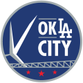 Oklahoma City Dodgers 2015-Pres Alternate Logo decal sticker