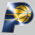 Indiana Pacers Stainless steel logo decal sticker