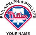 Philadelphia Phillies Customized Logo Sticker Heat Transfer