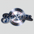 Milwaukee Brewers Stainless steel logo decal sticker