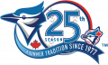 Toronto Blue Jays 2001 Anniversary Logo Sticker Heat Transfer