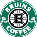 Boston Bruins Starbucks Coffee Logo decal sticker