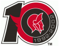 Ottawa Senators 2001 02 Anniversary Logo Sticker Heat Transfer