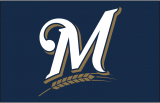 Milwaukee Brewers 2000-2019 Cap Logo Sticker Heat Transfer