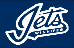Winnipeg Jets 2018 19-Pres Wordmark Logo 02 Sticker Heat Transfer