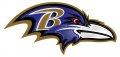 Baltimore Ravens Plastic Effect Logo Sticker Heat Transfer