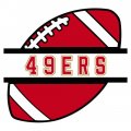 Football San Francisco 49ers Logo Sticker Heat Transfer