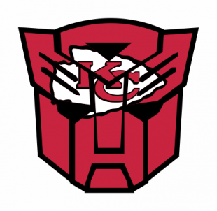 Autobots Kansas City Chiefs logo Sticker Heat Transfer