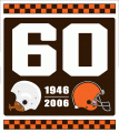 Cleveland Browns 2006 Anniversary Logo Sticker Heat Transfer