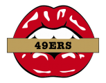 San Francisco 49ers Lips Logo decal sticker