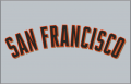 San Francisco Giants 2005-Pres Jersey Logo Sticker Heat Transfer