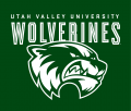 Utah Valley Wolverines 2012-Pres Alternate Logo 01 decal sticker