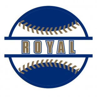 Baseball Kansas City Royals Logo Sticker Heat Transfer