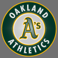 Oakland Athletics Plastic Effect Logo decal sticker