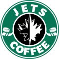Winnipeg Jets Starbucks Coffee Logo Sticker Heat Transfer