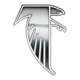 Atlanta Falcons Silver Logo Sticker Heat Transfer