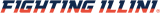 Illinois Fighting Illini 2014-Pres Wordmark Logo 02 decal sticker
