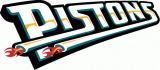 Detroit Pistons 1996-2000 Wordmark Logo decal sticker