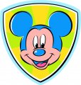 Mickey Mouse Logo 35 Sticker Heat Transfer