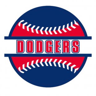 Baseball Los Angeles Dodgers Logo Sticker Heat Transfer