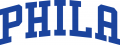 Philadelphia 76ers 2015-2016 Pres Jersey Logo decal sticker