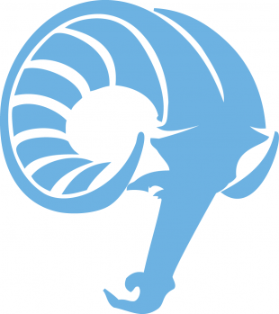 Rhode Island Rams 1989-2009 Alternate Logo 01 decal sticker