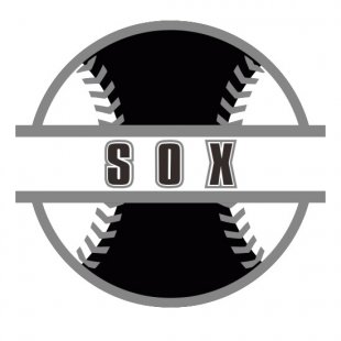 Baseball Chicago White Sox Logo Sticker Heat Transfer