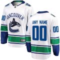 Vancouver Canucks Custom Letter and Number Kits for Away Jersey Material Vinyl