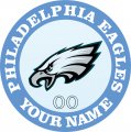 Philadelphia Eagles Customized Logo Sticker Heat Transfer