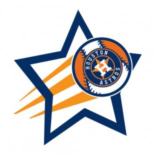 Houston Astros Baseball Goal Star logo Sticker Heat Transfer