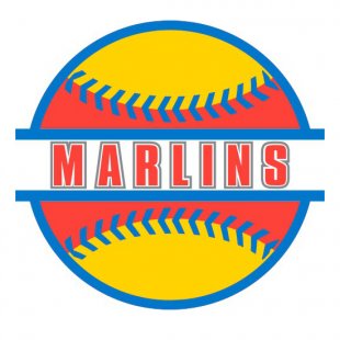 Baseball Miami Marlins Logo Sticker Heat Transfer