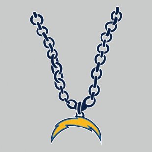 San Diego Chargers Necklace logo decal sticker