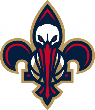 New Orleans Pelicans 2013-2014 Pres Secondary Logo 3 Sticker Heat Transfer