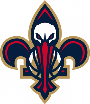 New Orleans Pelicans 2013-2014 Pres Secondary Logo 3 decal sticker