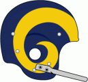Los Angeles Rams 1950-1963 Helmet Logo Sticker Heat Transfer