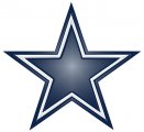Dallas Cowboys Plastic Effect Logo Sticker Heat Transfer