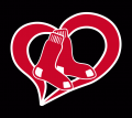 Boston Red Sox Heart Logo decal sticker