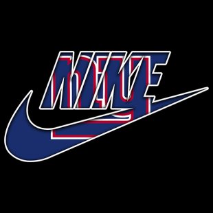 New York Giants Nike logo decal sticker