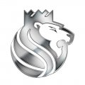 Sacramento Kings Silver Logo Sticker Heat Transfer