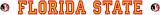 Florida State Seminoles 1990-2013 Wordmark Logo Sticker Heat Transfer