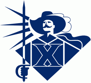 Xavier Musketeers 1995-2007 Secondary Logo Sticker Heat Transfer